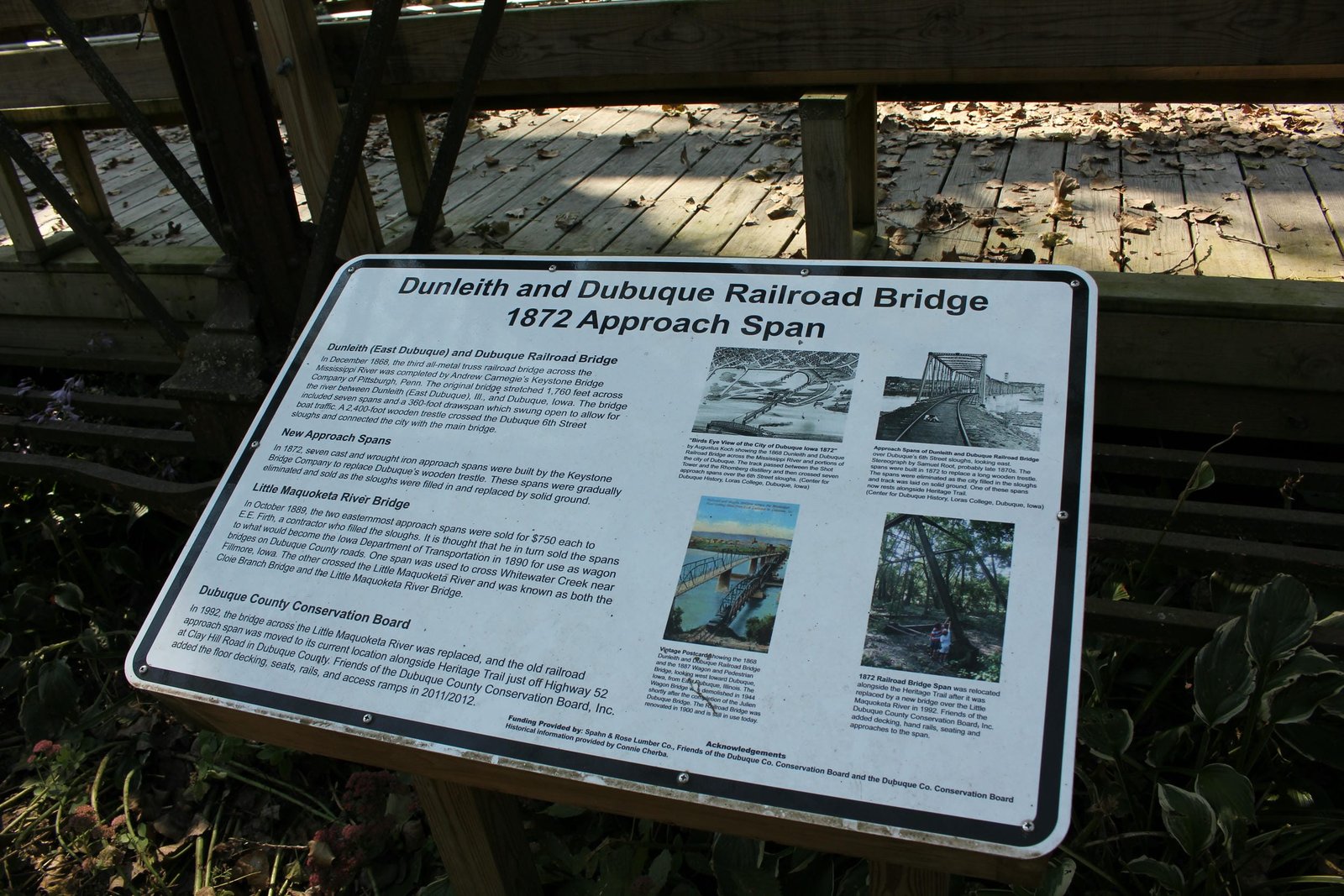 Interpretive signage